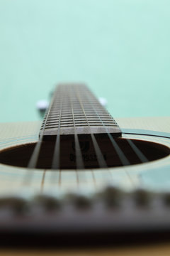 strings on the guitar
