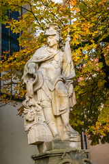 Sculpture in Tabor city, Czech Republic