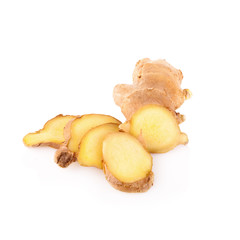 ginger on white background