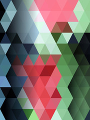 Abstract dark colorful