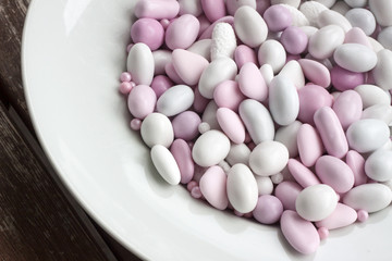 sugared almonds and mixed tastes