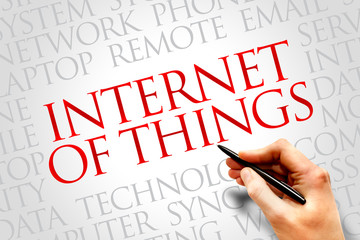 Internet of Things (IOT) word cloud concept