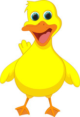 happy duck cartoon