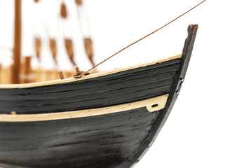   model of the ship  
