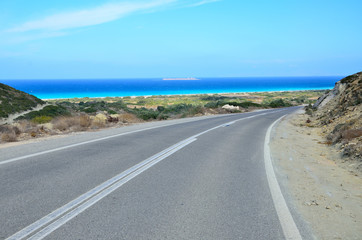 Rhodes Island - road