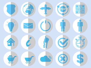 ICON SIMPLE FLAT WITH FRAME