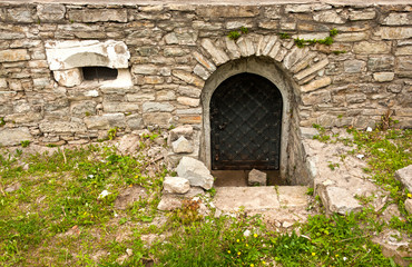 Naklejka premium Old Iron Door