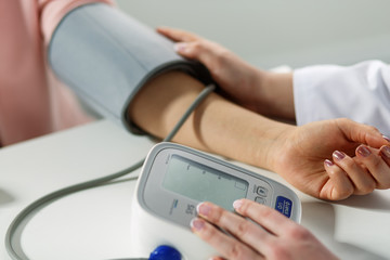 Blood pressure measuring