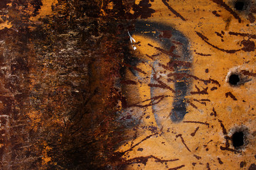 rusty abstract background