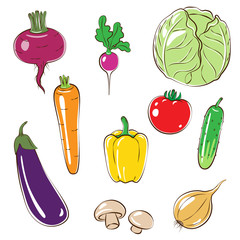 Vegetables Set