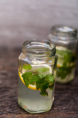 Lemonade with mint