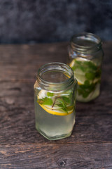 Lemonade with mint