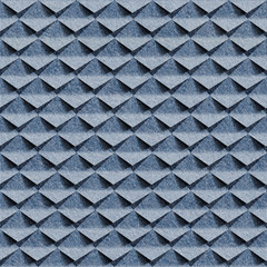 Abstract clippings - seamless pattern - blue jeans cloth