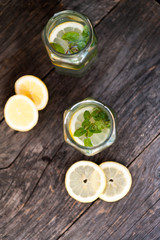 Lemonade with mint