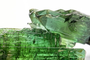 Crude green Tourmaline Crystal
