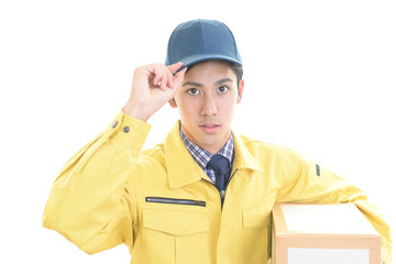 荷物を運ぶ労働者