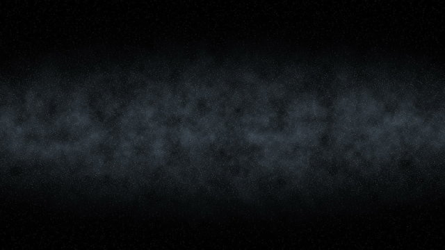 Field of Star Dust Background (25fps). A dusty starfield background in outer space.