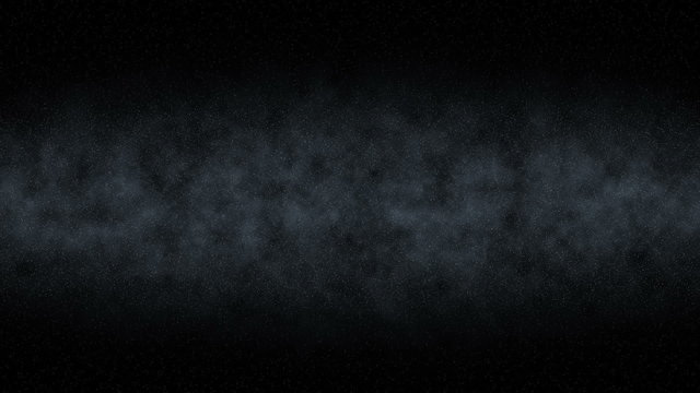 Field of Star Dust Background (60fps). A dusty starfield background in outer space.