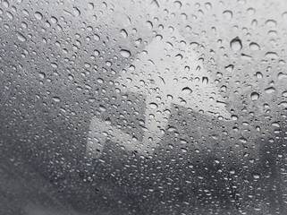 Business arrow water background