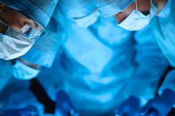 Surgery team in the operating room