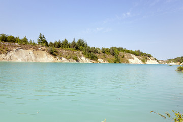 Naklejka premium artificial lake 