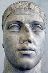 Ancient marble portrait