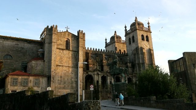 The Porto Cathedral (Se do Porto), Portugal. 
