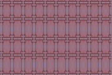 Naklejka premium Wrought iron gate close