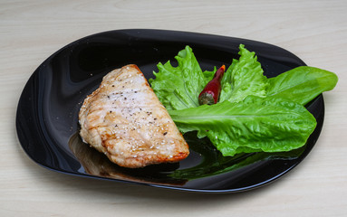 Grilled turkey steak