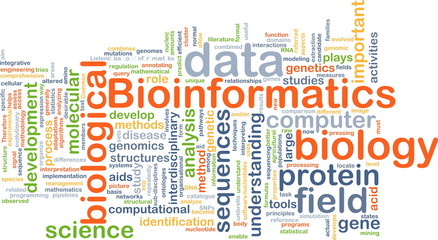 Bioinformatics background concept