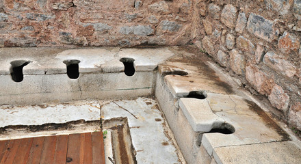 Communal toilet at Ephesus