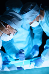 Surgery team in the operating room