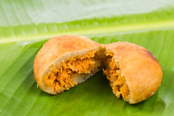 Kuih Cucur Badak, a traditional Malay delicacy