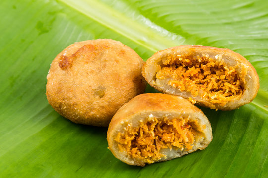 Kuih Cucur Badak, a traditional Malay delicacy