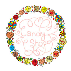 Candies frame