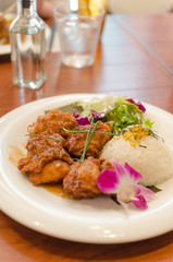 ハワイ風チキンのから揚げ