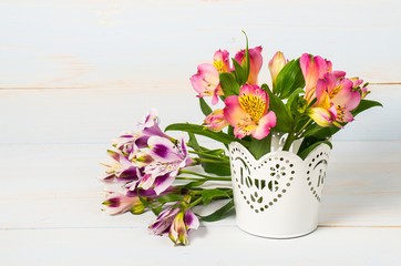  spring flowers in pot