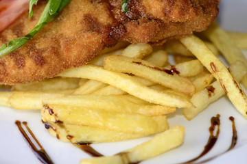 Deep fried pork chops