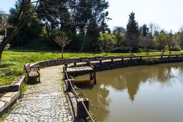 Fototapeta premium Pier in Lake