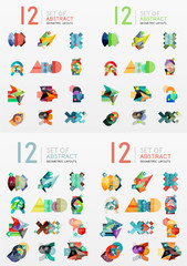 Modern geometric design temlates, universal diagram, banner