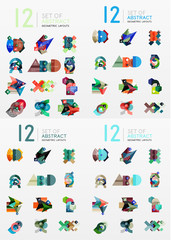 Modern geometric design temlates, universal diagram, banner