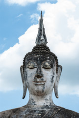Fototapeta na wymiar Ancient buddha statue, Sukhothai Historical Park