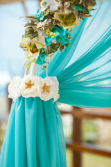 wedding arch deacoration tropical style