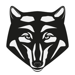 Wolf head mascot