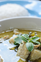 green curry with pork