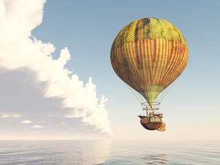 Fototapeta premium Fantasy Hot Air Balloon