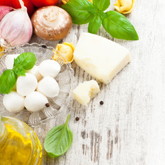 Italian food background
