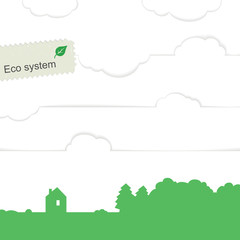 Ecology landscape concept