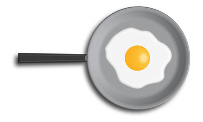 Uovo fritto in padella