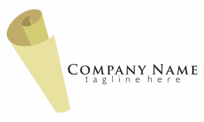 Paper Book Logo Vector